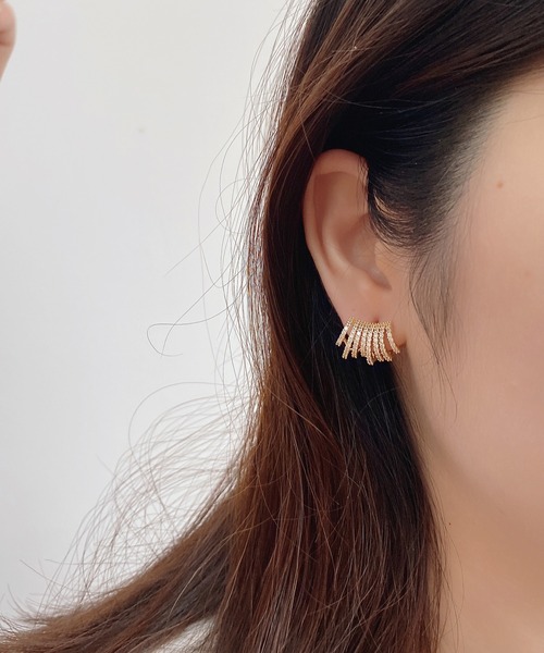 LA VORAGINE（ラ ヴォラジネ）の「ポスト：925シルバー ピアス（ピアス（片耳用）・レディース・シルバー/ゴールド・FREE）」の7枚目の写真