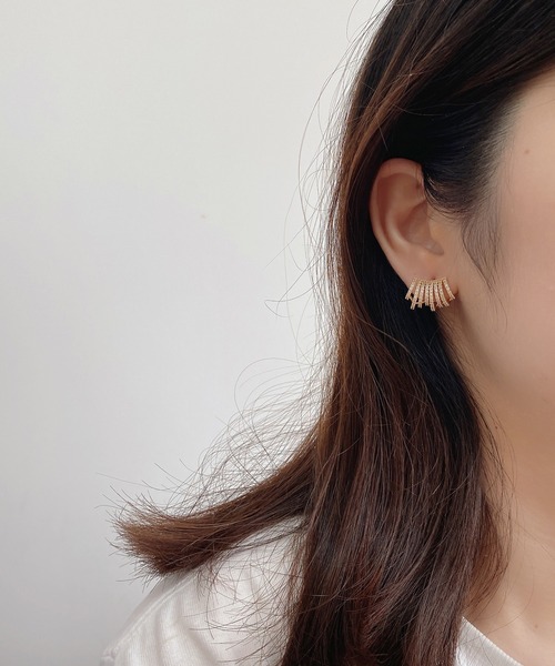 LA VORAGINE（ラ ヴォラジネ）の「ポスト：925シルバー ピアス（ピアス（片耳用）・レディース・シルバー/ゴールド・FREE）」の10枚目の写真