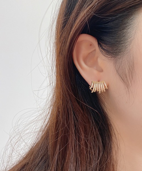 LA VORAGINE（ラ ヴォラジネ）の「ポスト：925シルバー ピアス（ピアス（片耳用）・レディース・シルバー/ゴールド・FREE）」の11枚目の写真