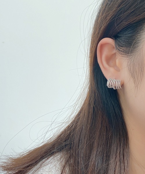 LA VORAGINE（ラ ヴォラジネ）の「ポスト：925シルバー ピアス（ピアス（片耳用）・レディース・シルバー/ゴールド・FREE）」の12枚目の写真