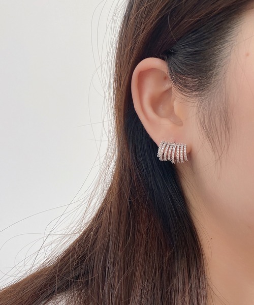 LA VORAGINE（ラ ヴォラジネ）の「ポスト：925シルバー ピアス（ピアス（片耳用）・レディース・シルバー/ゴールド・FREE）」の13枚目の写真