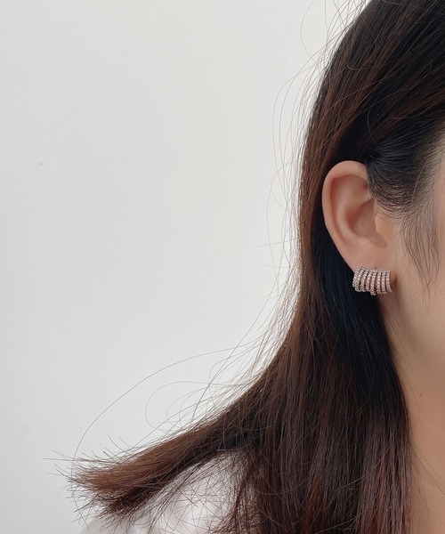 LA VORAGINE（ラ ヴォラジネ）の「ポスト：925シルバー ピアス（ピアス（片耳用）・レディース・シルバー/ゴールド・FREE）」の14枚目の写真