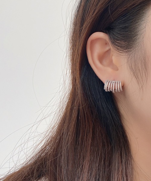 LA VORAGINE（ラ ヴォラジネ）の「ポスト：925シルバー ピアス（ピアス（片耳用）・レディース・シルバー/ゴールド・FREE）」の15枚目の写真