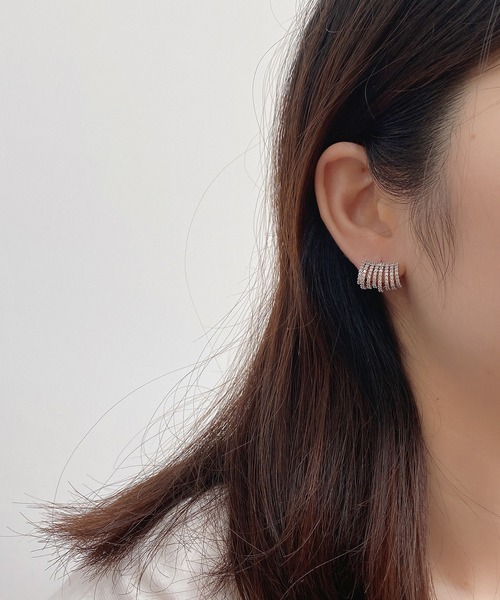 LA VORAGINE（ラ ヴォラジネ）の「ポスト：925シルバー ピアス（ピアス（片耳用）・レディース・シルバー/ゴールド・FREE）」の16枚目の写真