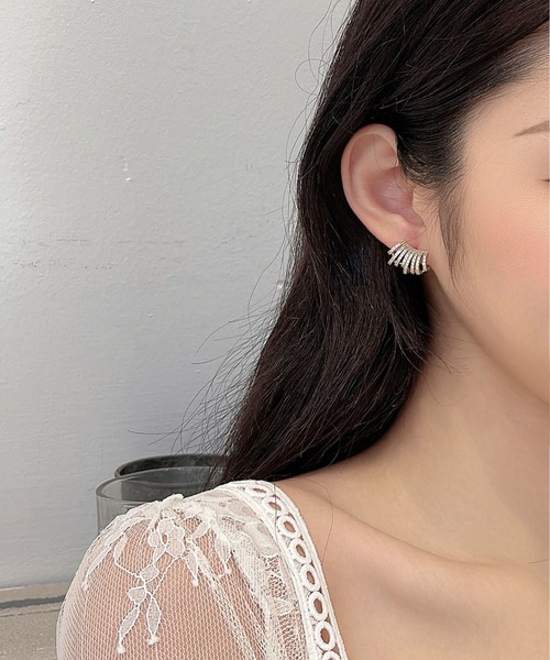 LA VORAGINE（ラ ヴォラジネ）の「ポスト：925シルバー ピアス（ピアス（片耳用）・レディース・シルバー/ゴールド・FREE）」の19枚目の写真