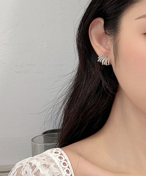 LA VORAGINE（ラ ヴォラジネ）の「ポスト：925シルバー ピアス（ピアス（片耳用）・レディース・シルバー/ゴールド・FREE）」の21枚目の写真