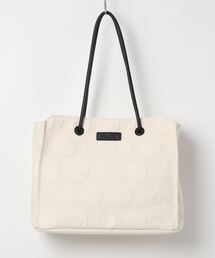 Y'SACCS | ヒートエンボス ポルカドットキャンバストートSサイズ(トートバッグ)