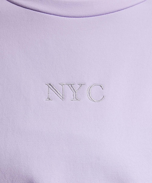 NERGY（ナージー）の「【ドライタッチ】NYCロゴ スウェット半袖プルオーバー（スウェット・レディース・ブラック/オレンジ/パープル系その他・FREE）」の19枚目の写真