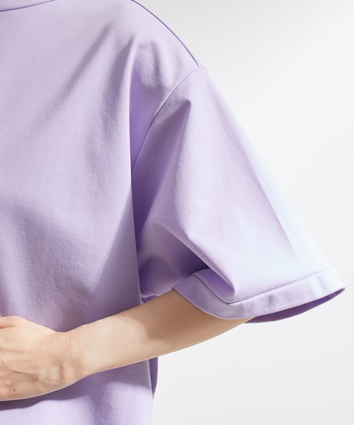 NERGY（ナージー）の「【ドライタッチ】NYCロゴ スウェット半袖プルオーバー（スウェット・レディース・ブラック/オレンジ/パープル系その他・FREE）」の20枚目の写真