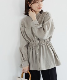 ELENCARE DUE | ・ELENCARE DUE シアードロストシャツチュニック(シャツ/ブラウス)