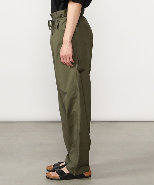 MONITALY（モニタリー）の「MONITALY | ドロップクロッチペインターパンツ MEN（その他パンツ・メンズ・オリーブ/ベージュ・36/34）」の6枚目の写真