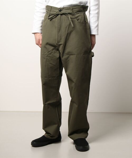 MONITALY（モニタリー）の「MONITALY | ドロップクロッチペインターパンツ MEN（その他パンツ・メンズ・オリーブ/ベージュ・36/34）」の15枚目の写真