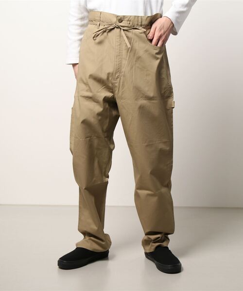 MONITALY（モニタリー）の「MONITALY | ドロップクロッチペインターパンツ MEN（その他パンツ・メンズ・オリーブ/ベージュ・36/34）」の16枚目の写真