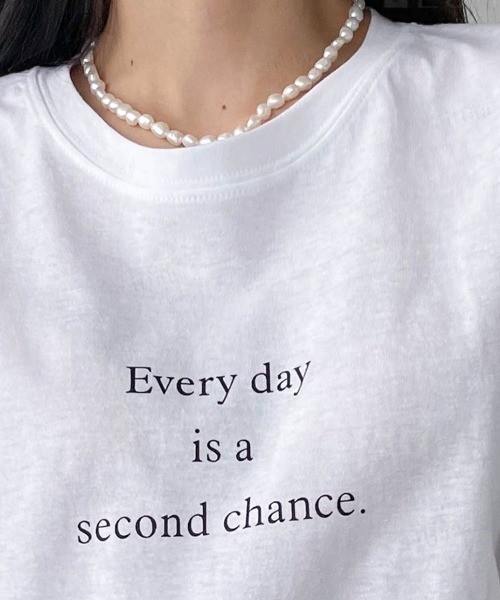 Dalfwin(ダールフィン)の「2022 S/S 春夏 韓国 Tシャツ半袖レディース EverydayレタリングTシャツ(Tシャツ/カットソー・レディース・ホワイト/ブラック/グレー・FREE)」の8枚目の写真