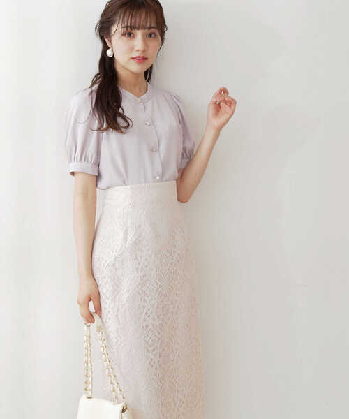 PROPORTION BODY DRESSING（プロポーションボディドレッシング）の「バンドカラーシャツ / 1212110507（シャツ/ブラウス・レディース・ブルー/ホワイト/グレー・SMALL/MEDIUM）」の16枚目の写真