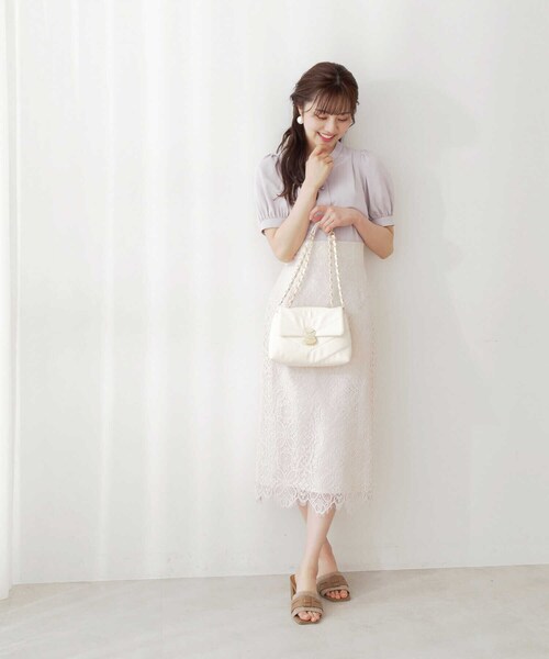 PROPORTION BODY DRESSING（プロポーションボディドレッシング）の「バンドカラーシャツ / 1212110507（シャツ/ブラウス・レディース・ブルー/ホワイト/グレー・SMALL/MEDIUM）」の17枚目の写真