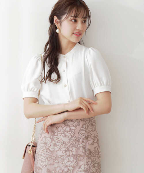 PROPORTION BODY DRESSING（プロポーションボディドレッシング）の「バンドカラーシャツ / 1212110507（シャツ/ブラウス・レディース・ブルー/ホワイト/グレー・SMALL/MEDIUM）」の20枚目の写真