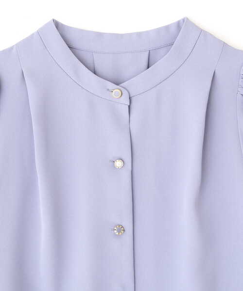 PROPORTION BODY DRESSING（プロポーションボディドレッシング）の「バンドカラーシャツ / 1212110507（シャツ/ブラウス・レディース・ブルー/ホワイト/グレー・SMALL/MEDIUM）」の8枚目の写真