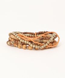 【チャイハネ】レイラセットブレスレット CAMEL