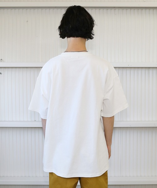 MSG(エムエスジー)の「ヴィンテージライクプリント5分袖Tシャツ リンガーTシャツ(Tシャツ/カットソー・メンズ・ブラック/ホワイト系2/ブラック系2/グレー/ホワイト/ブラウン/グリーン/ホワイト系3/ブラック系3・L/S/XL/M)」の21枚目の写真