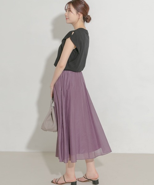 URBAN RESEARCH ROSSO（アーバンリサーチロッソ）の「『WEB/一部店舗限定』デザインスリーブカットソー（Tシャツ/カットソー・レディース・ブラック/ベージュ/オフホワイト・FREE）」の20枚目の写真