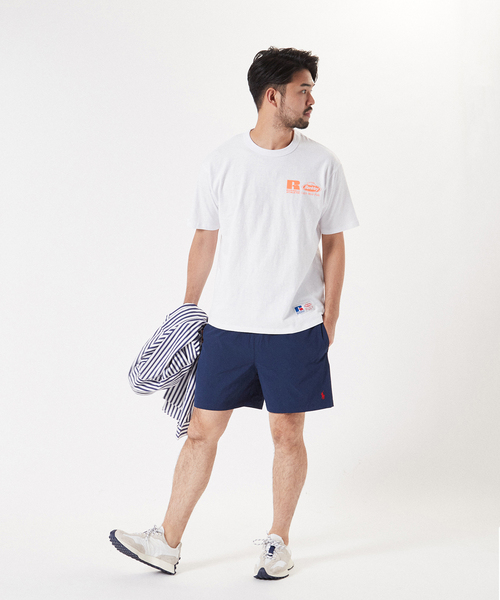 Russell Athletic(ラッセルアスレティック)の「【RUSSELL ATHLETIC×Berkey Fishing×EDIFICE】別注 プリントTシャツ(Tシャツ/カットソー・メンズ・ホワイト/ブラック/グレー・MEDIUM/LARGE)」の7枚目の写真