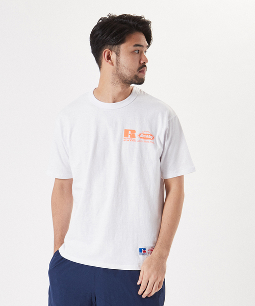 Russell Athletic(ラッセルアスレティック)の「【RUSSELL ATHLETIC×Berkey Fishing×EDIFICE】別注 プリントTシャツ(Tシャツ/カットソー・メンズ・ホワイト/ブラック/グレー・MEDIUM/LARGE)」の11枚目の写真