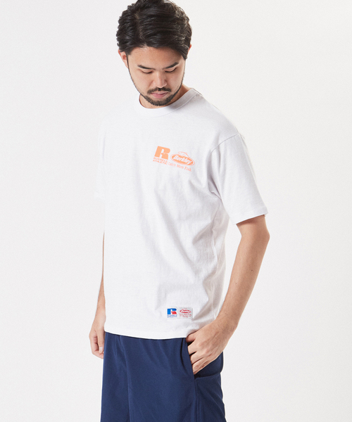 Russell Athletic(ラッセルアスレティック)の「【RUSSELL ATHLETIC×Berkey Fishing×EDIFICE】別注 プリントTシャツ(Tシャツ/カットソー・メンズ・ホワイト/ブラック/グレー・MEDIUM/LARGE)」の12枚目の写真