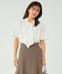 green label relaxing | ボウタイ ショートスリーブ ブラウス(シャツ/ブラウス)