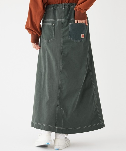 KRIFF MAYER Lady's Collection（クリフメイヤーレディースコレクション）の「製品染めクラフトスカート（スカート・レディース・ナチュラル/チャコール/カーキ/キャメル・MEDIUM/LARGE）」の11枚目の写真