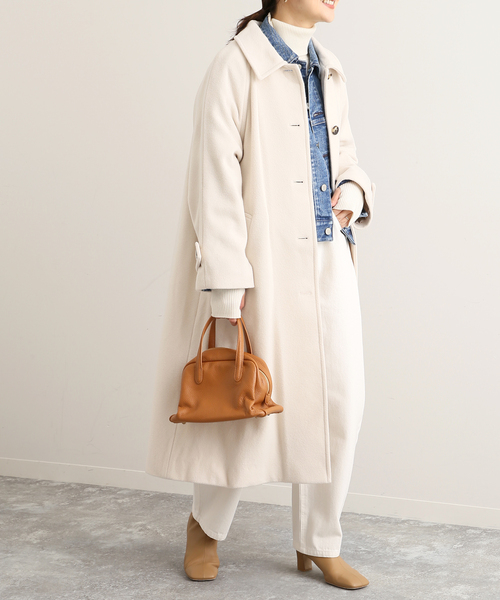 SLOBE IENA（スローブイエナ）の「【AULENTTI/オウレンティ】ミニボストンハンドバッグ（ボストンバッグ・レディース・ブラック/グリーン/キャメル・FREE）」の17枚目の写真