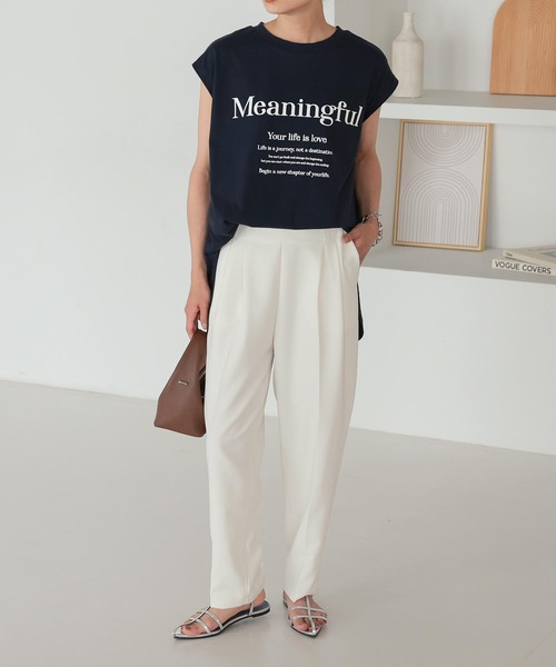 KOBE LETTUCE（コウベレタス）の「Tラインストラップサンダル（サンダル・レディース・ホワイト/シルバー/ブラック/ブラウン・S/L/LL/M）」の13枚目の写真