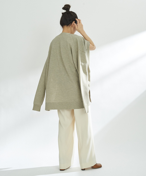 plage（プラージュ）の「sweat ニットカーディガン（カーディガン/ボレロ・レディース・ベージュ/ホワイト・FREE）」の17枚目の写真