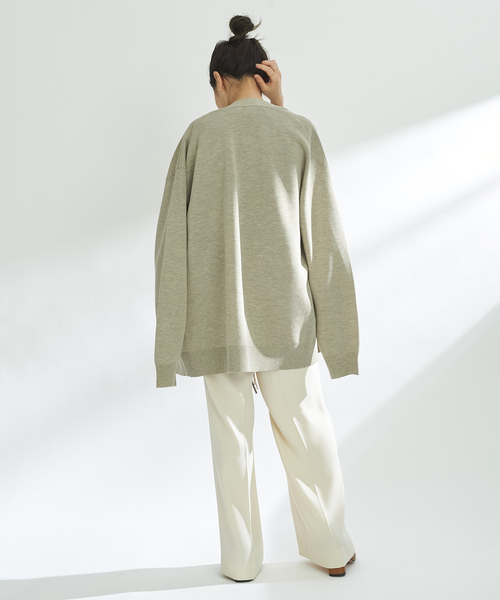 plage（プラージュ）の「sweat ニットカーディガン（カーディガン/ボレロ・レディース・ベージュ/ホワイト・FREE）」の18枚目の写真