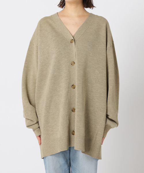 plage（プラージュ）の「sweat ニットカーディガン（カーディガン/ボレロ・レディース・ベージュ/ホワイト・FREE）」の19枚目の写真