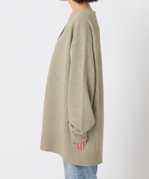 plage（プラージュ）の「sweat ニットカーディガン（カーディガン/ボレロ・レディース・ベージュ/ホワイト・FREE）」の20枚目の写真