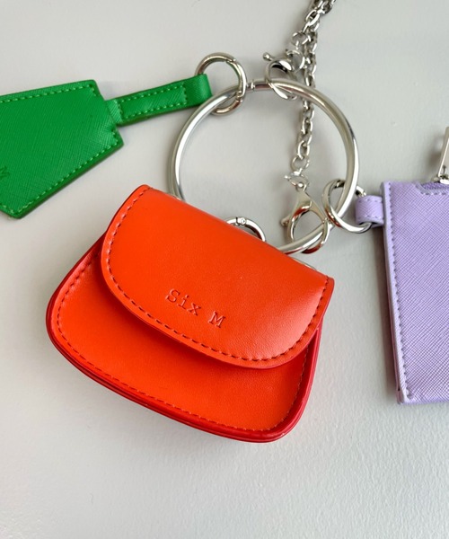 Six M(シックスエム)の「【SixM/シックスエム】マルチMIXケース(ショルダーバッグ・レディース・イエロー/オレンジ/シルバー・FREE)」の13枚目の写真