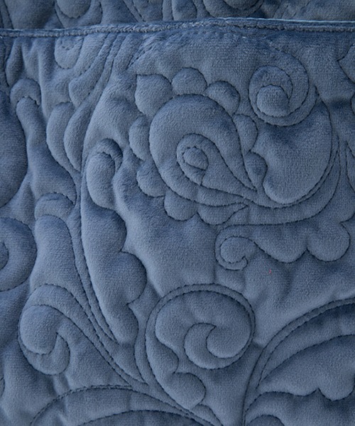 CONTROL FREAK（コントロールフリーク）の「CONTROL FREAK(コントロールフリーク)ベロアペイズリーキルトトート（トートバッグ・レディース・ベージュ/グレー/ブルー/グリーン・FREE）」の12枚目の写真