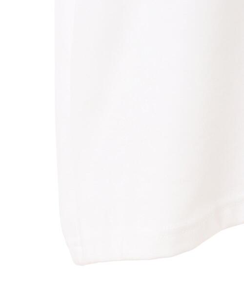 INGNI(イング)の「BACK発泡ハイビスカスロゴTシャツ(Tシャツ/カットソー・レディース・ホワイト×ブルー/ブラック/ホワイト×ピンク/ブラウン・M)」の12枚目の写真