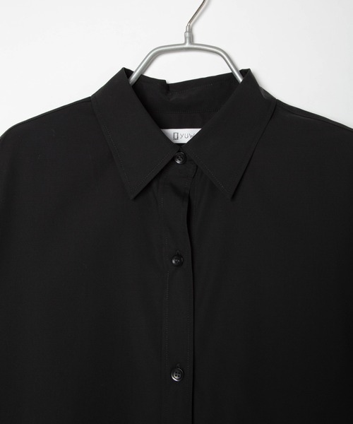 yuw（ユウ）の「フレアスリーブシャツワンピース 157373（ワンピース