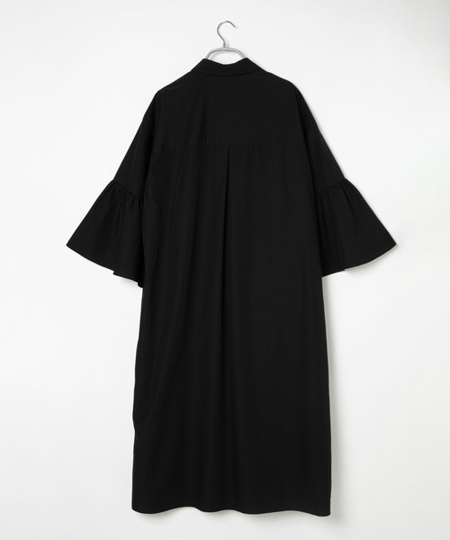 yuw（ユウ）の「フレアスリーブシャツワンピース 157373（ワンピース
