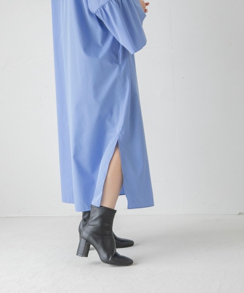 yuw（ユウ）の「フレアスリーブシャツワンピース 157373（ワンピース