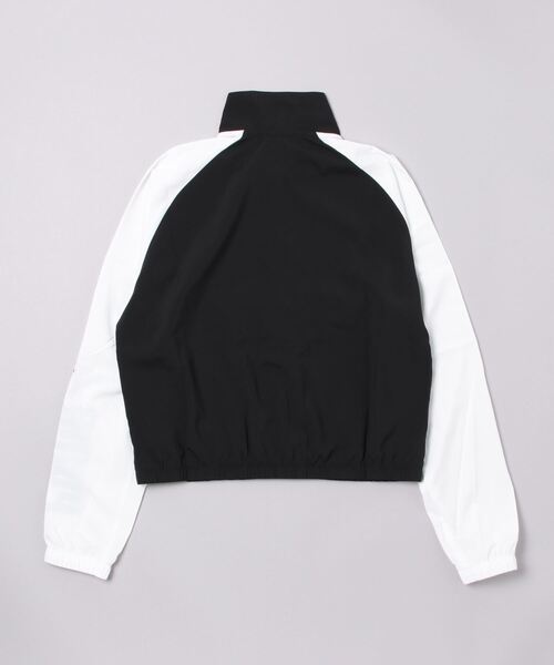 PUMA（プーマ）の「プーマ PUMA PUMA FIT LOGO COLOR BLOCK ウーブンジャケット_（ナイロンジャケット・レディース・ブラック×ホワイト・M/S/L/XL）」の2枚目の写真