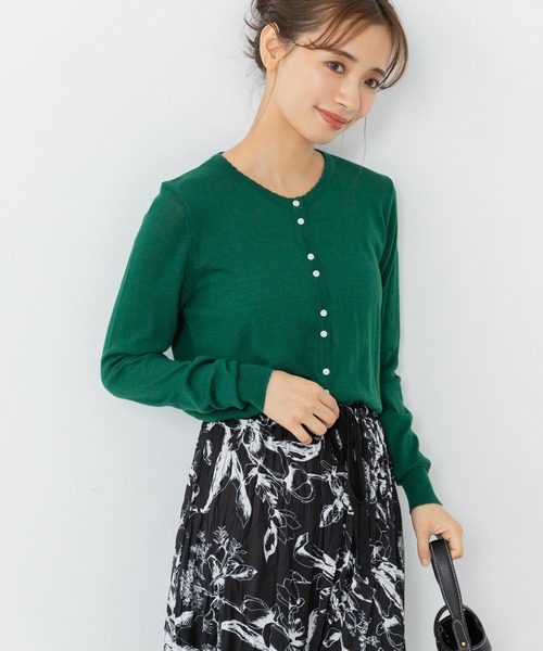 fifth(フィフス)の「水彩フラワーギャザースカート(スカート・レディース・ホワイト/ブラック・M/S)」の15枚目の写真