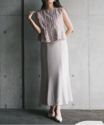 kaene | ジャガードビスチェセットドレス(ドレス)