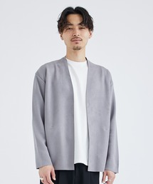 COMBI CARDIGAN/フェイクスウェードカーディガン