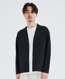 COMBI CARDIGAN/フェイクスウェードカーディガン