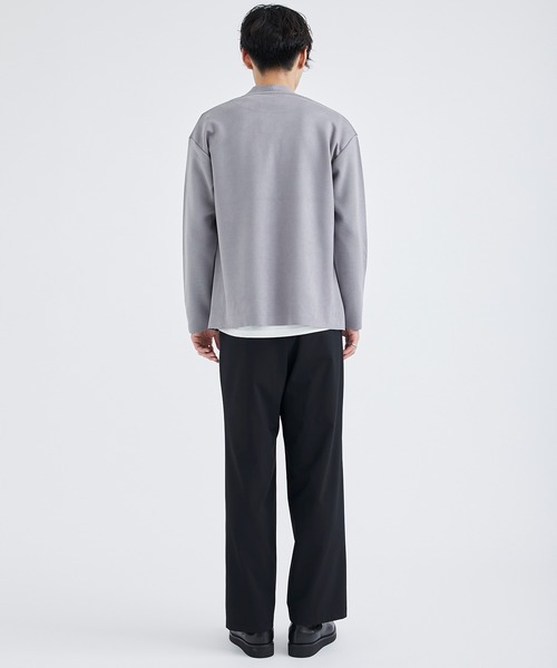 city（シティ）の「COMBI CARDIGAN/フェイクスウェードカーディガン（カーディガン/ボレロ・メンズ・ブラック/グレー・1/2/3）」の17枚目の写真