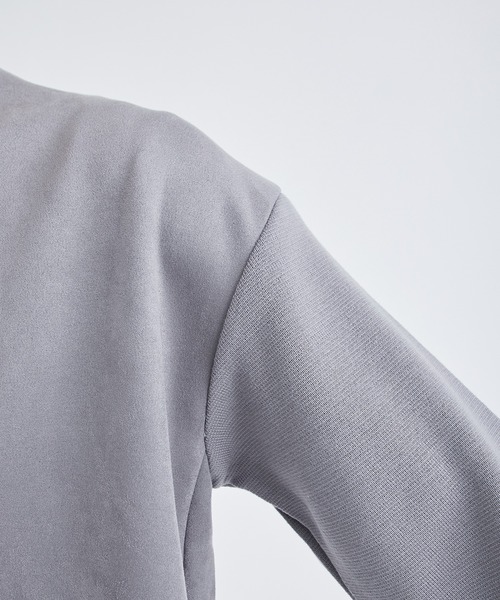 city（シティ）の「COMBI CARDIGAN/フェイクスウェードカーディガン（カーディガン/ボレロ・メンズ・ブラック/グレー・1/2/3）」の19枚目の写真