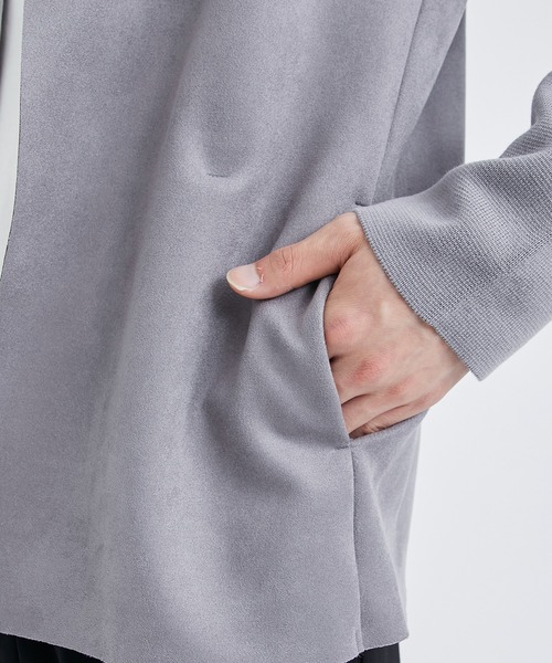 city（シティ）の「COMBI CARDIGAN/フェイクスウェードカーディガン（カーディガン/ボレロ・メンズ・ブラック/グレー・1/2/3）」の20枚目の写真